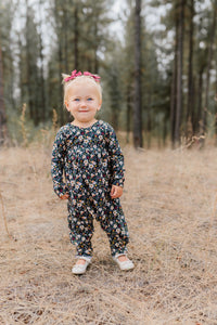 Fall Floral Romper