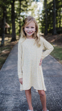 Load image into Gallery viewer, Pastel Yellow Floral Fall Tunic Dress