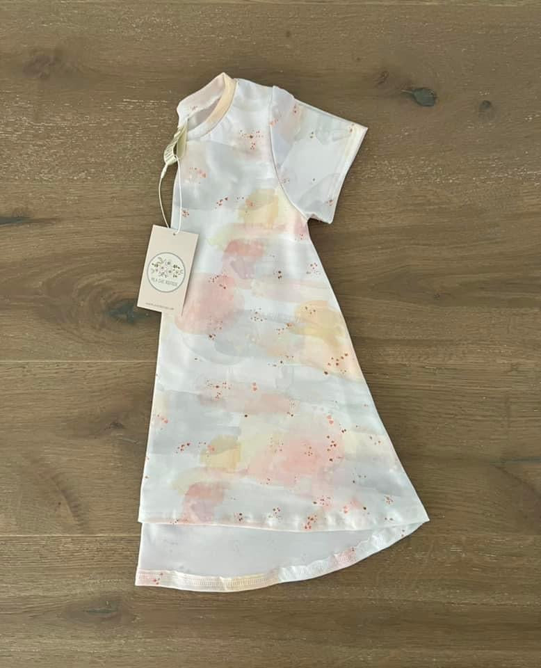 Fall Watercolor Tunic Dress