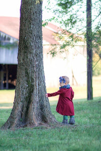 Burgundy Fall Tunic Dress