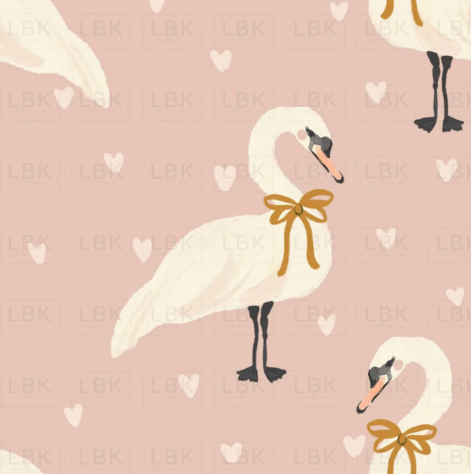 Spring Vintage Love Swans