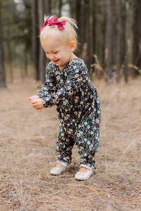 Fall Floral Romper