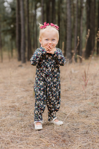 Fall Floral Romper